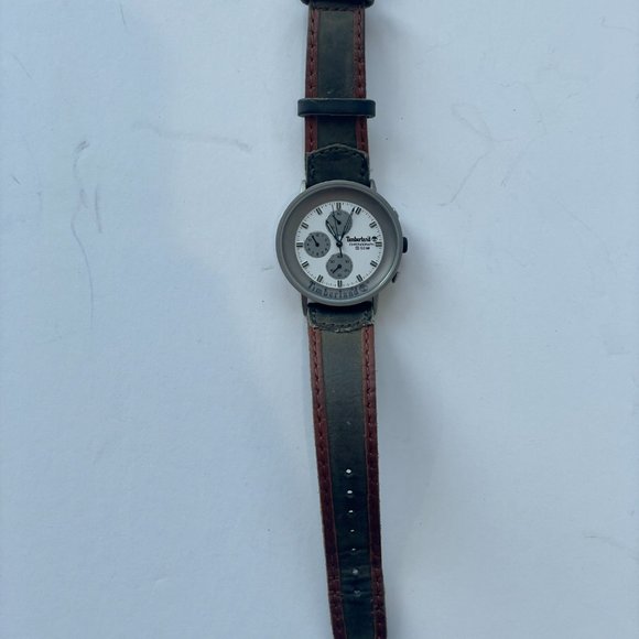 Timberland Titanium 50m Chronograph Watch Strap Made in Italy Japan & Hong Kong - Picture 2 of 7